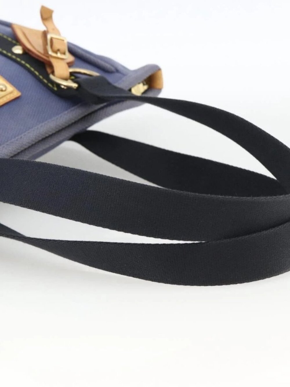 LOUIS VUITTON Antigua Cabas MM Tote Bag Blue M40087 LV Auth ka3019 - Picture 8 of 16